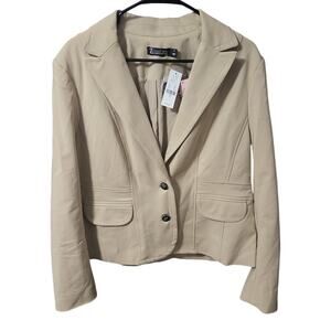 NY&Co. 7th Ave Design Khaki Suit Jacket/Blazer - 18 - NWT